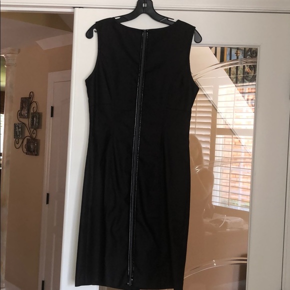 DEPT Button Front Black Dress . - Picture 6 of 8